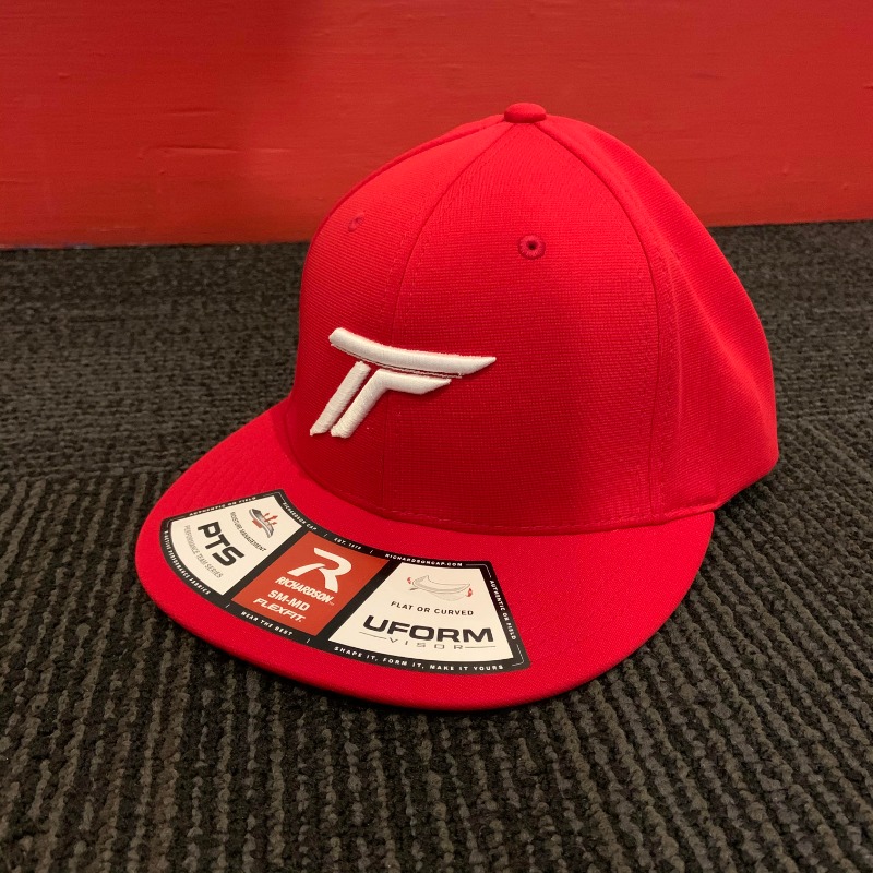 Red Fitted Hat | Transcend Fitness Club